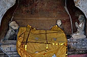 Antique Buddha image, Kakku Buddhist Ruins. Shan State in Myanmar (Burma).